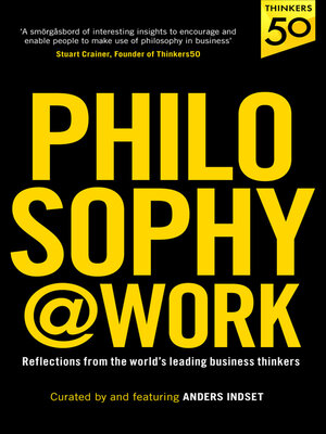 cover image of Philosophy@Work